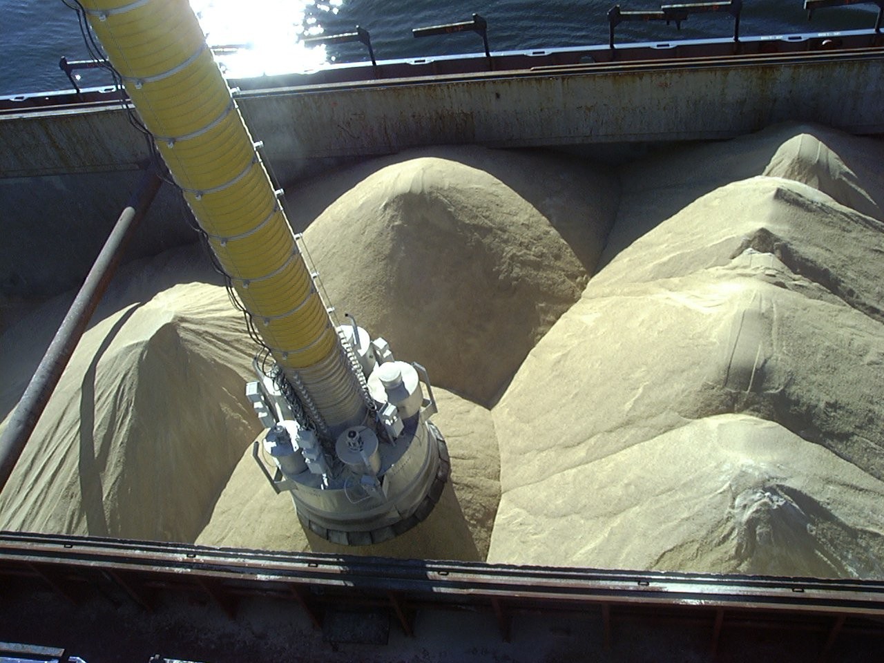 Cimbria Moduflex töltőcső, az ömlesztett anyagok pormentes betöltéséhez